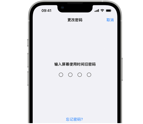 肥乡iPhone屏幕维修分享iPhone屏幕使用时间密码忘记了怎么办 