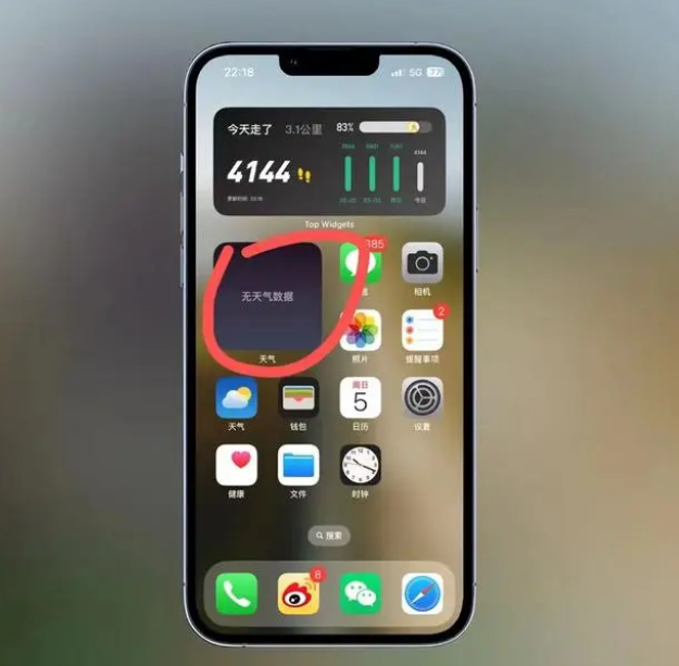 肥乡苹果手机维修分享:iOS16主屏幕天气小组件无法正常工作怎么办？ 