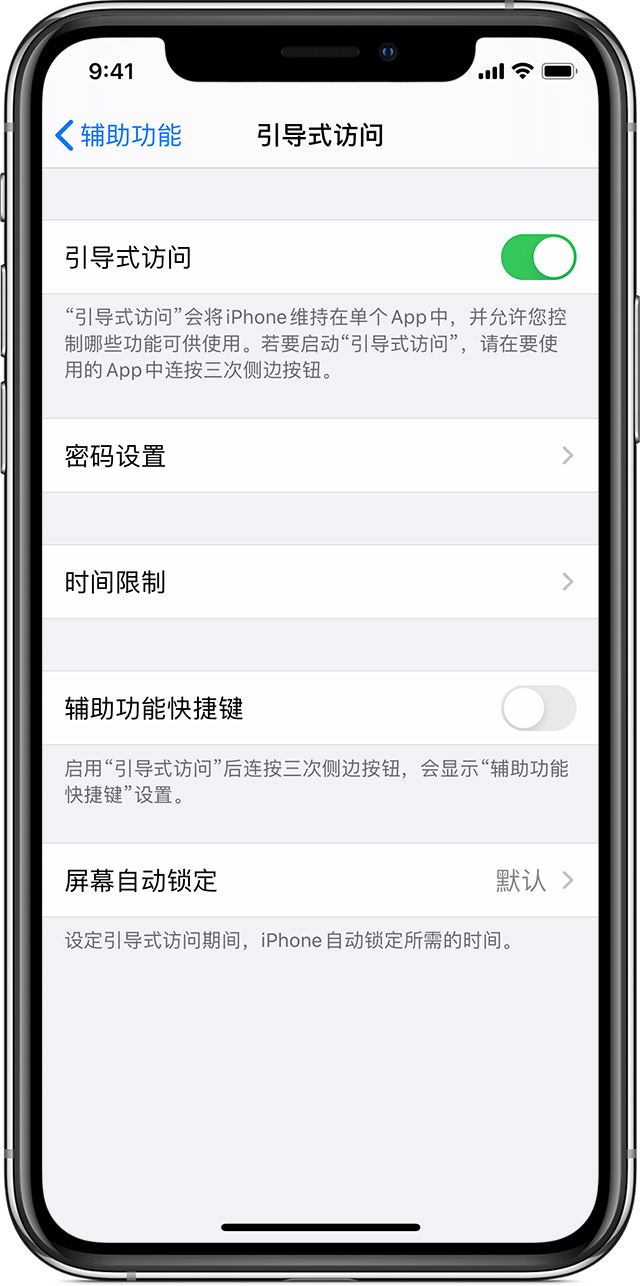 肥乡苹果手机维修分享如何在 iPhone 上退出引导式访问 