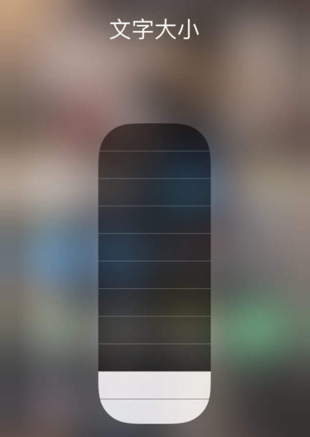 肥乡苹果手机维修分享小技巧：在 iPhone 控制中心快速调节字体大小 